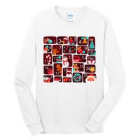 Advent Calendar Count Down Christmas Funny Matching Tall Long Sleeve T-Shirt