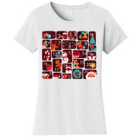 Advent Calendar Count Down Christmas Funny Matching Women's T-Shirt