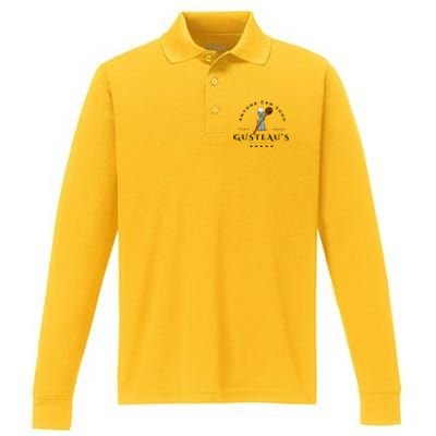 Anyone Can Cook Performance Long Sleeve Polo