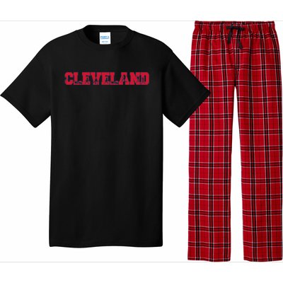 American City Cleveland Baseball Lover Cool Gift Pajama Set