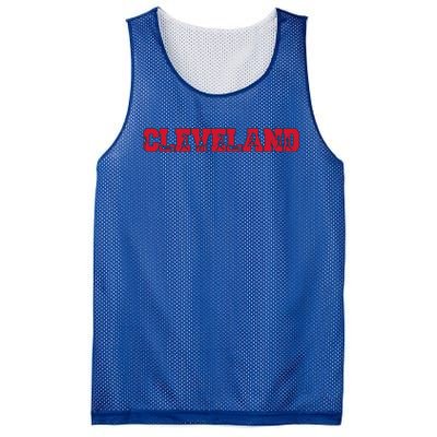 American City Cleveland Baseball Lover Cool Gift Mesh Reversible Basketball Jersey Tank