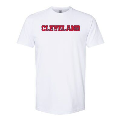 American City Cleveland Baseball Lover Cool Gift Softstyle CVC T-Shirt