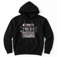 Asphalt Cowboy Cool Truck Driver Design Trucker Hoodie