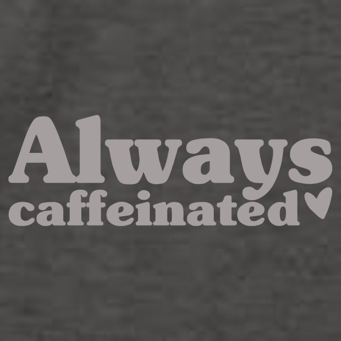Always Caffeinated Coffee Lover Cute Vector Backpack