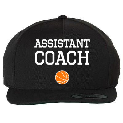 Assistant Coach Cool Gift Basketball Cute Gift Wool Snapback Cap