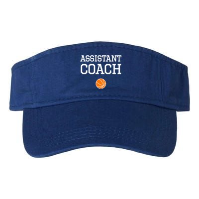 Assistant Coach Cool Gift Basketball Cute Gift Valucap Bio-Washed Visor