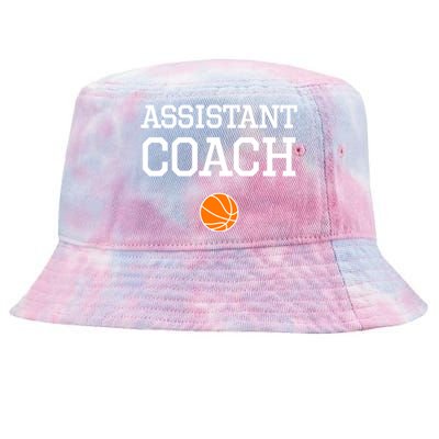 Assistant Coach Cool Gift Basketball Cute Gift Tie-Dyed Bucket Hat