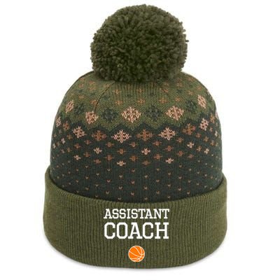 Assistant Coach Cool Gift Basketball Cute Gift The Baniff Cuffed Pom Beanie