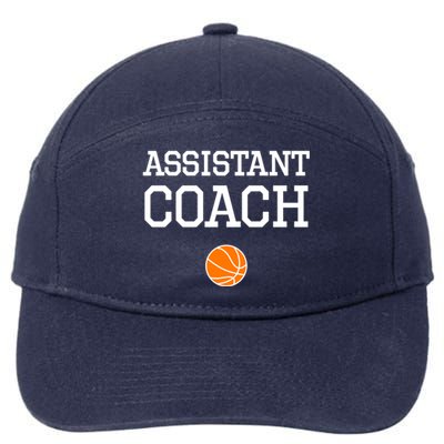 Assistant Coach Cool Gift Basketball Cute Gift 7-Panel Snapback Hat