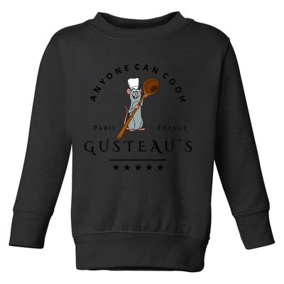 Anyone Can Cook Paris France Gusteau's Mouse Toddler Sweatshirt