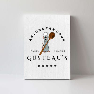 Anyone Can Cook Paris France Gusteau's Mouse Canvas