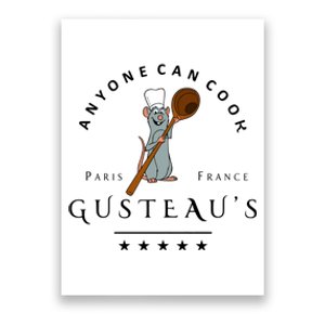 Anyone Can Cook Paris France Gusteau's Mouse Poster