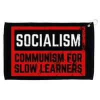 Anti Communist Capitalist Libertarian Anti Socialism Grommeted Golf Towel