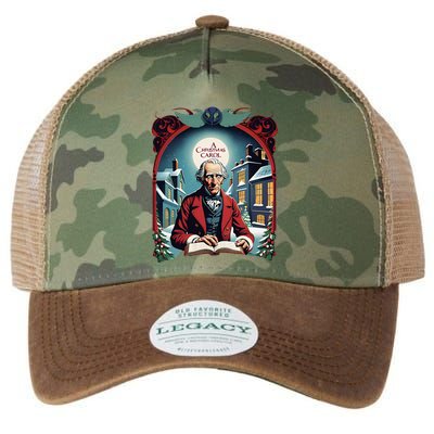 A Christmas Carol Book Cover Ebeneezer Scrooge Legacy Tie Dye Trucker Hat