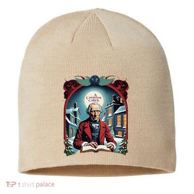 A Christmas Carol Book Cover Ebeneezer Scrooge Sustainable Beanie