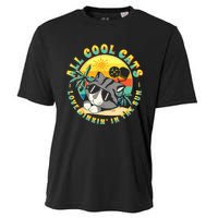 All Cool Cats Love Dinkin' In The Sun For Pickleball Fans Cooling Performance Crew T-Shirt