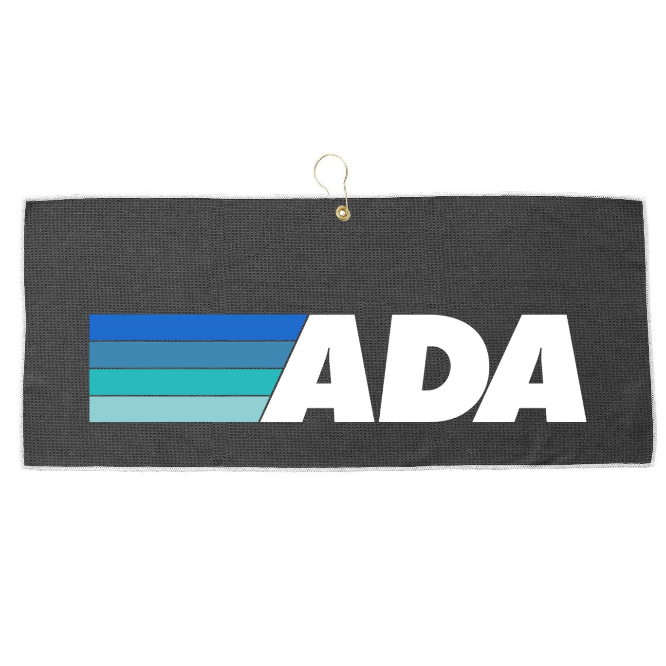Ada Cardano Cryptocurrency Logo Large Microfiber Waffle Golf Towel
