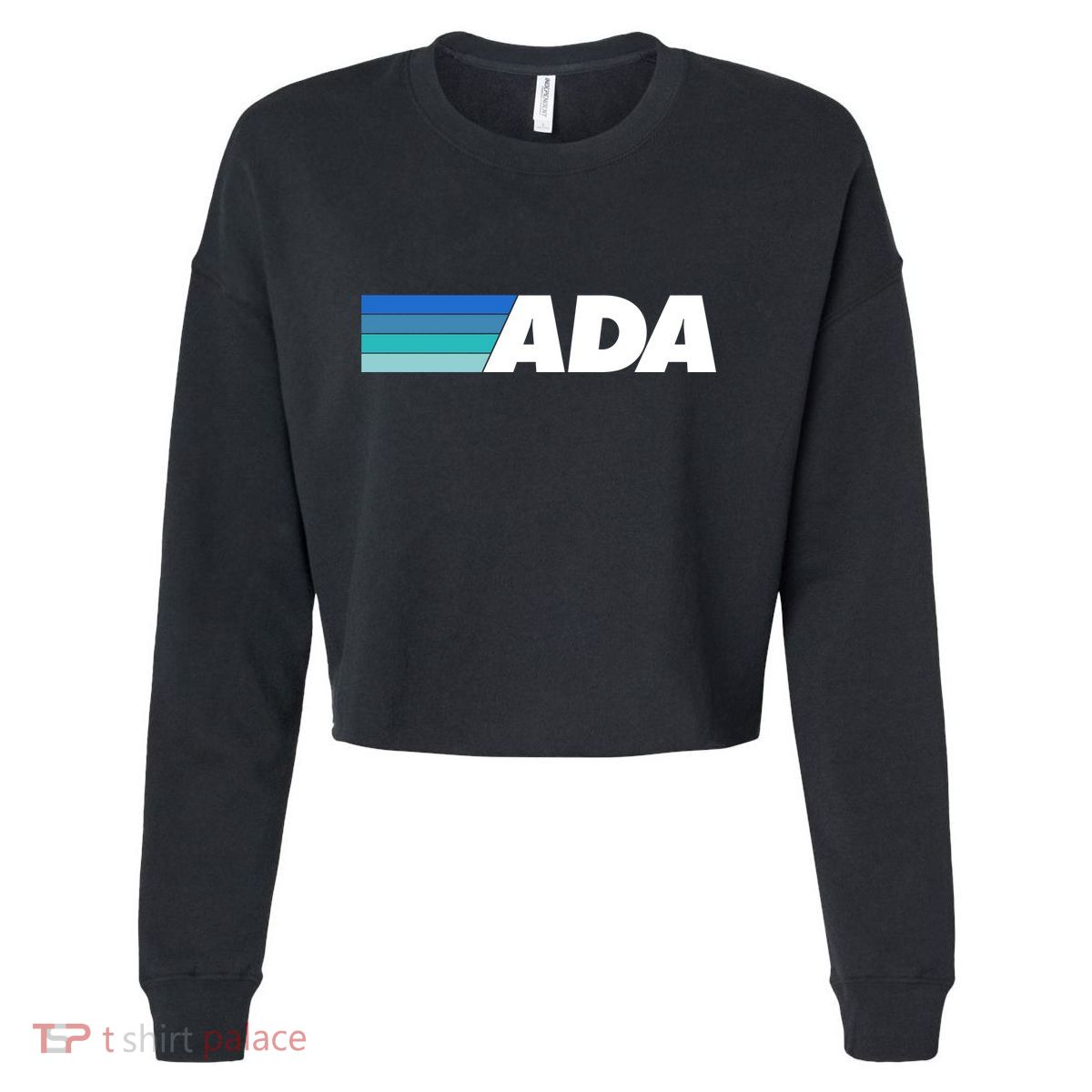 Ada Cardano Cryptocurrency Logo Cropped Pullover Crew