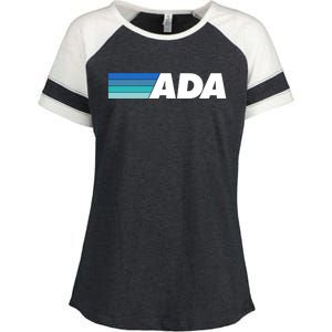 Ada Cardano Cryptocurrency Logo Enza Ladies Jersey Colorblock Tee