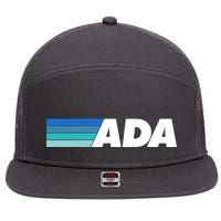 Ada Cardano Cryptocurrency Logo 7 Panel Mesh Trucker Snapback Hat