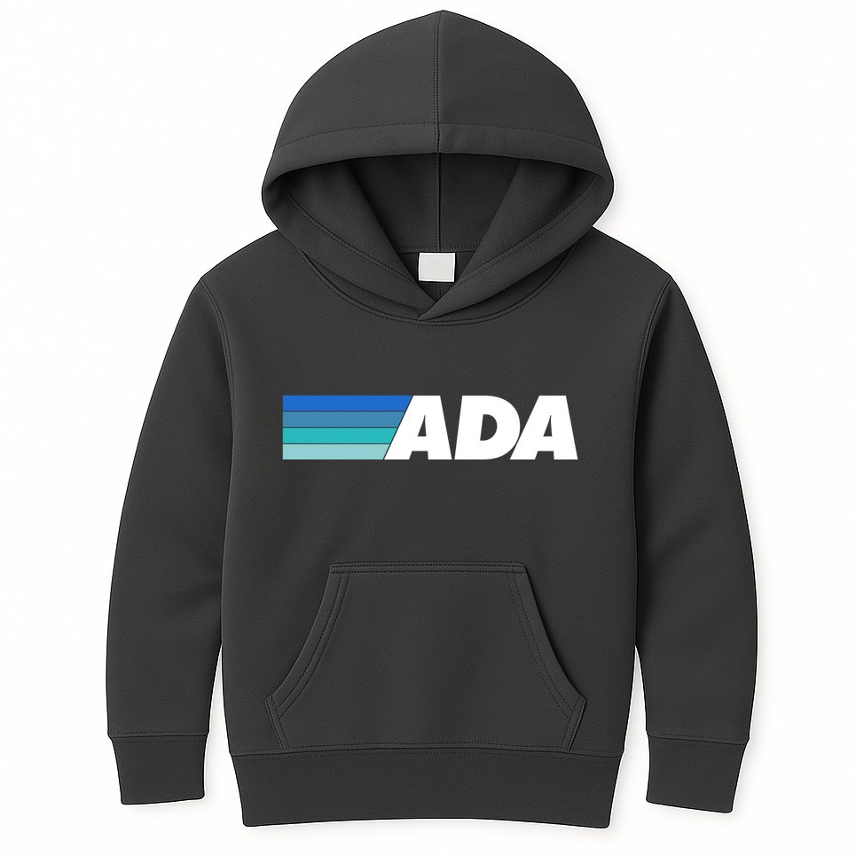 Ada Cardano Cryptocurrency Logo Kids Hoodie