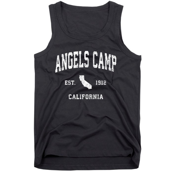 Angels Camp California Ca Vintage Athletic Tank Top