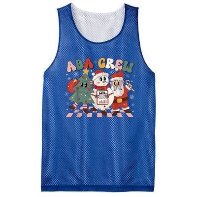 ABA Crew Christmas Applied Behavior Analysis Technician Xmas  Mesh Reversible Basketball Jersey Tank