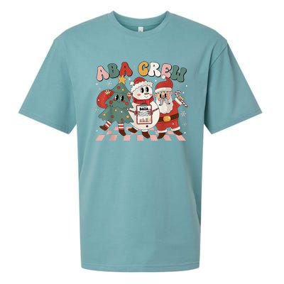 ABA Crew Christmas Applied Behavior Analysis Technician Xmas  Sueded Cloud Jersey T-Shirt