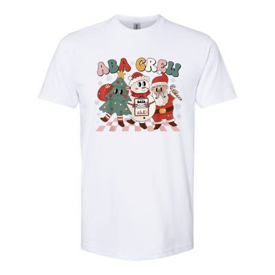 ABA Crew Christmas Applied Behavior Analysis Technician Xmas  Softstyle CVC T-Shirt