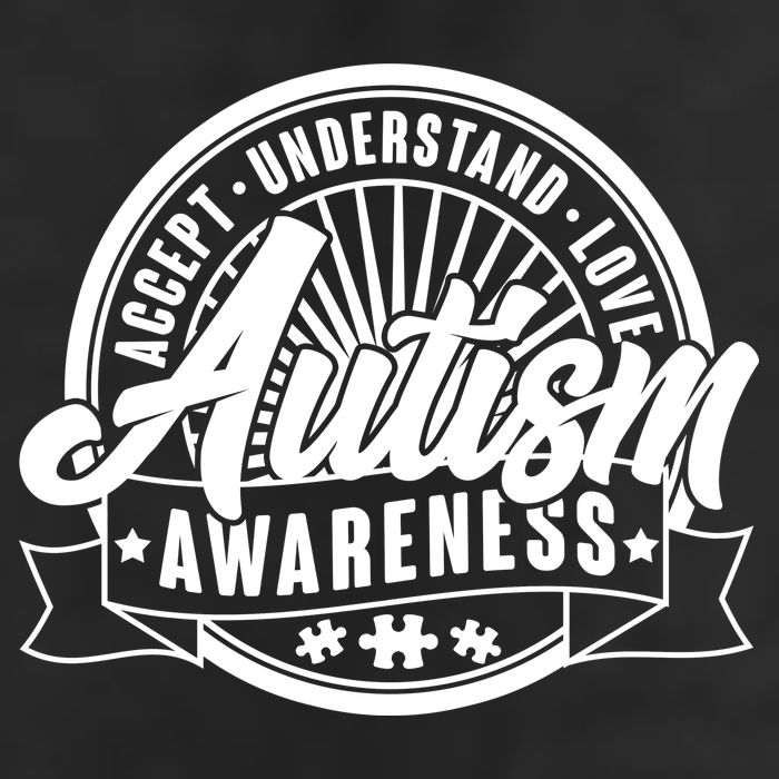 Accept Understand Love  Autism Awareness Logo Adult Drive Performance Visor