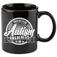 Accept Understand Love  Autism Awareness Logo 11oz C Handle Ceramic Mug
