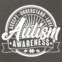 Accept Understand Love  Autism Awareness Logo Cotton Canvas Backpack