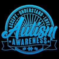 Accept Understand Love  Autism Blue Imprint Backpack