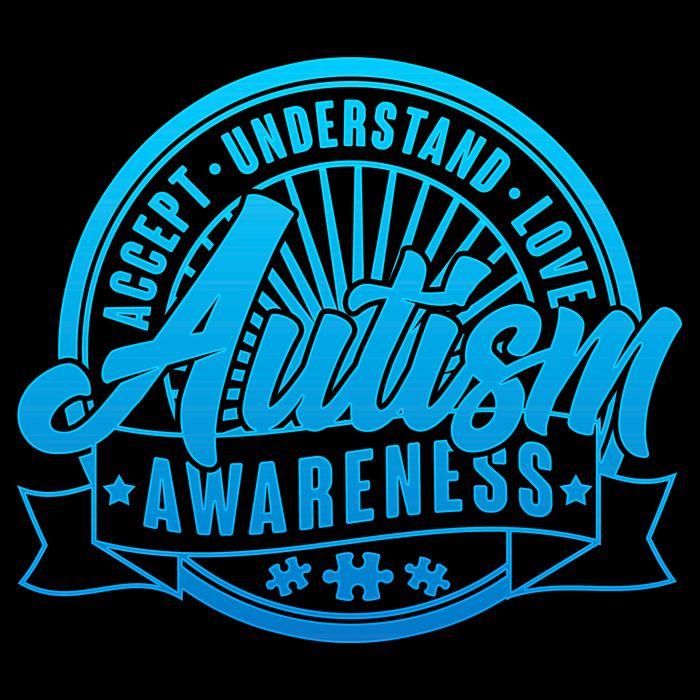 Accept Understand Love  Autism Blue Imprint Backpack