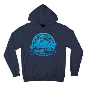 Accept Understand Love  Autism Blue Imprint Tall Hoodie