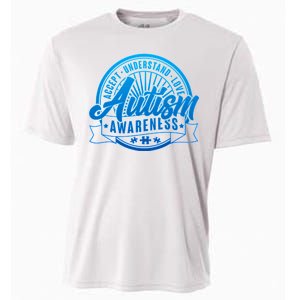 Accept Understand Love  Autism Blue Imprint Cooling Performance Crew T-Shirt