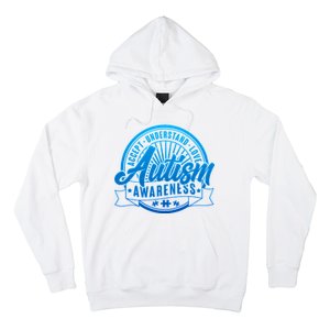 Accept Understand Love  Autism Blue Imprint Hoodie