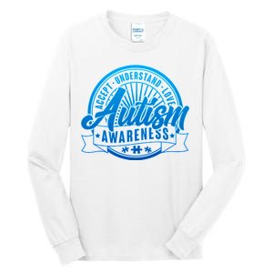 Accept Understand Love  Autism Blue Imprint Tall Long Sleeve T-Shirt