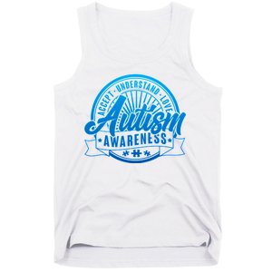 Accept Understand Love  Autism Blue Imprint Tank Top