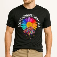 Accept Understand Love Autism Flower Puzzle Pieces Cooling Performance Crew T-Shirt