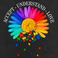 Accept Understand Love Autism Sunflower Adult Drive Performance Visor