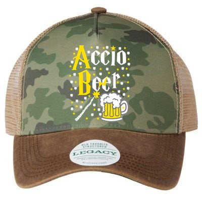 Accio Beer Wizard Wand Funny St Patrick's Day Legacy Tie Dye Trucker Hat