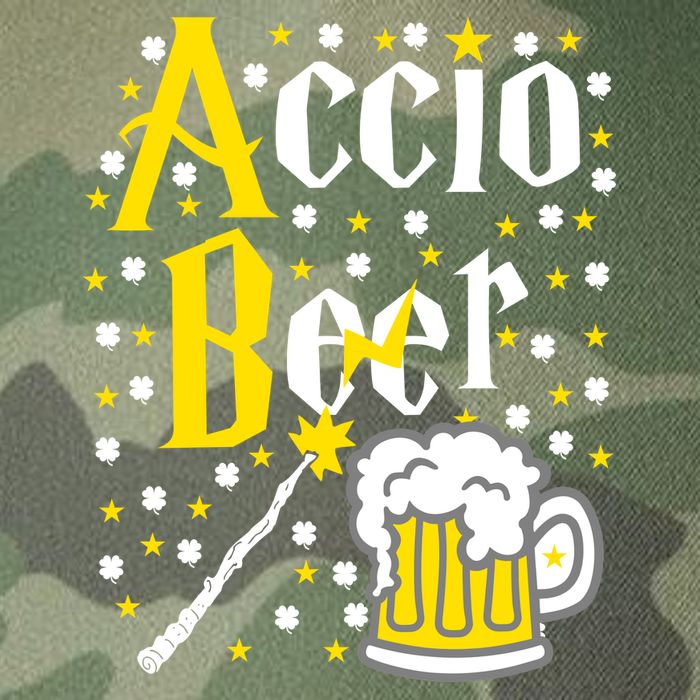 Accio Beer Wizard Wand Funny St Patrick's Day Legacy Tie Dye Trucker Hat