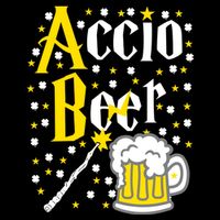 Accio Beer Wizard Wand Funny St Patrick's Day Womens Tank Top