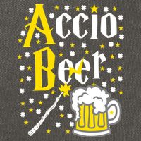 Accio Beer Wizard Wand Funny St Patrick's Day Cotton Canvas Backpack