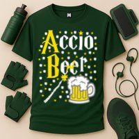 Accio Beer Wizard Wand Funny St Patrick's Day Performance Shirt