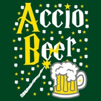 Accio Beer Wizard Wand Funny St Patrick's Day Performance Shirt