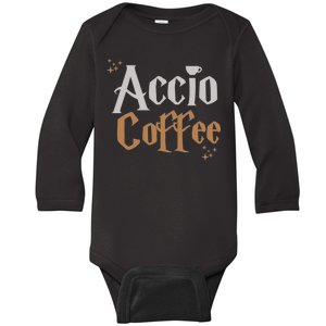 Accio Coffee Baby Long Sleeve Bodysuit