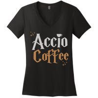 Accio Coffee Women's V-Neck T-Shirt