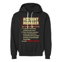 Account Manager Dictionary Definition Term Garment-Dyed Fleece Hoodie